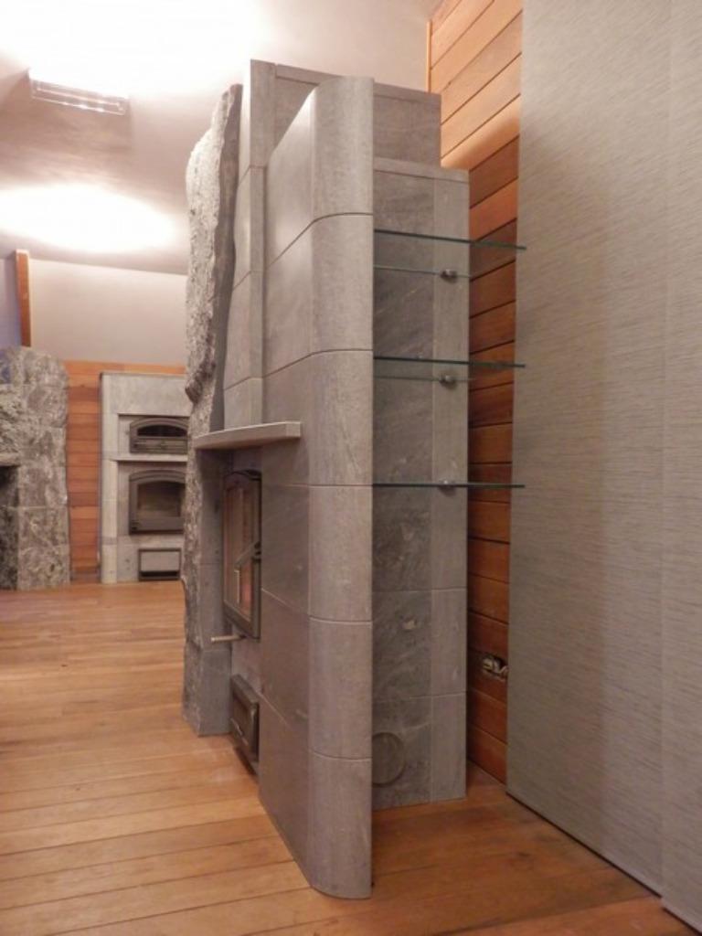 Nunnauuni Mammutti speksteenkachel speksteen, Ophalen, Houtkachel, Zo goed als nieuw, Vrijstaand