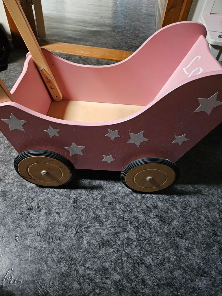 Poppenwagen met naam, Ophalen, Duw- of Trekspeelgoed