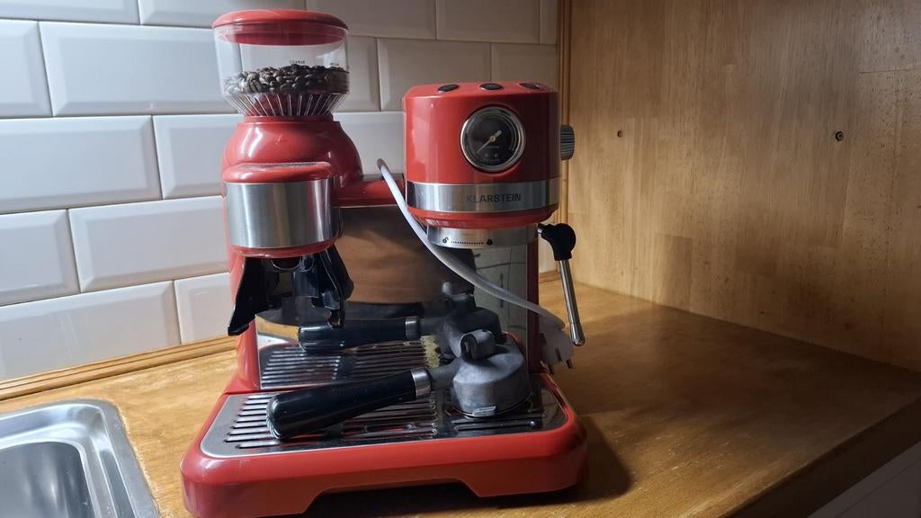 Klarstein Bella Cafe Espresso Machine - Zo goed als nieuw!, Ophalen, Espresso apparaat, Zo goed als nieuw, 2 tot 4 kopjes