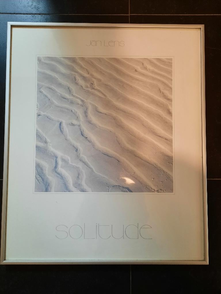 POSTER ‘SOLITUDE’ VAN JAN LENS, Met lijst, Ophalen of Verzenden, A1 t/m A3, Dier of Natuur