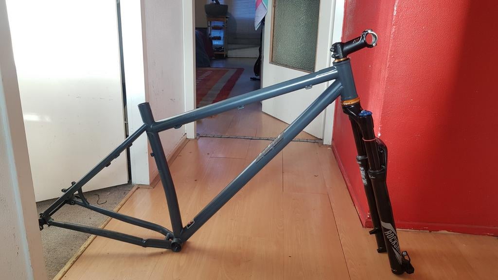 SOBRE DAD stalen topframe lugs Rockshox Revelation voorvork, Ophalen, Voorvork