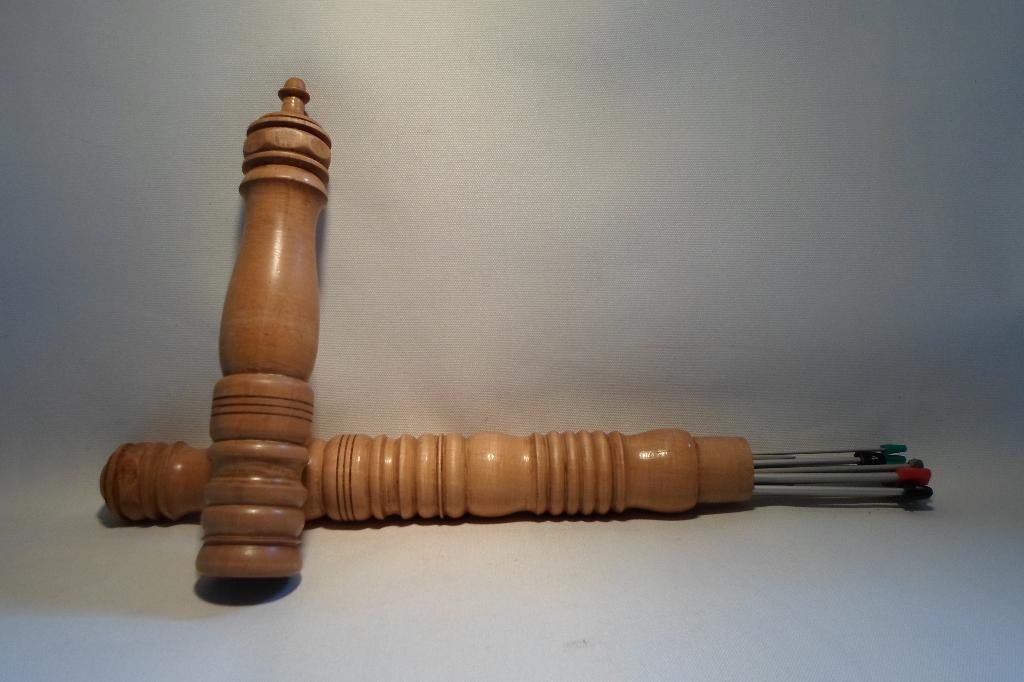 Breipenhouder Hout Gedraaid, Antiek en Kunst, Ophalen of Verzenden