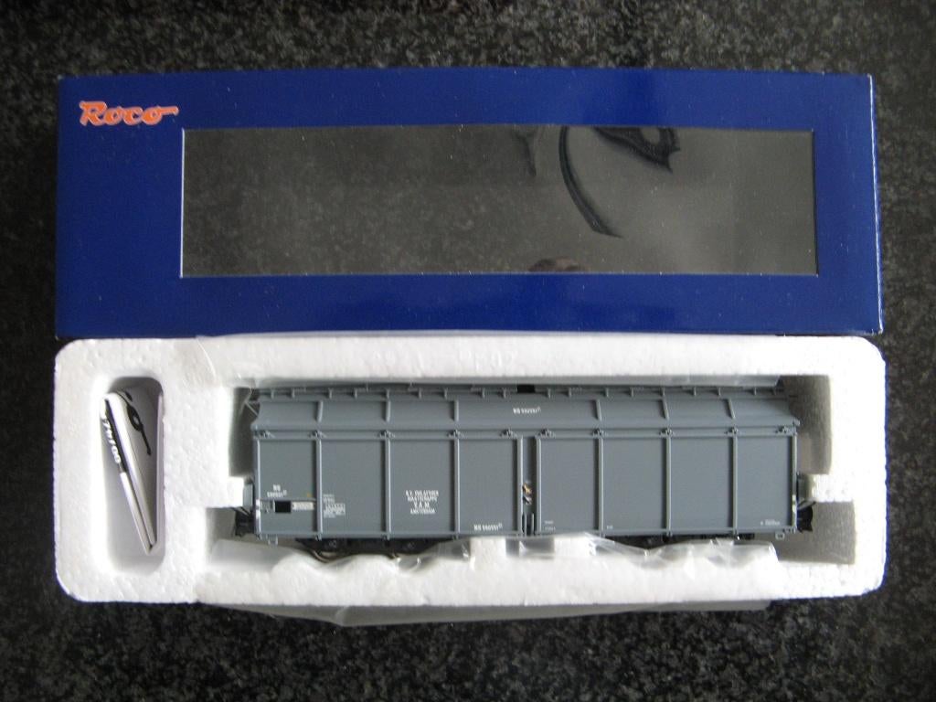 Roco 66472: VAM wagon Type 2 in grijze uitvoering, Gelijkstroom, Wagon, Ophalen of Verzenden, Zo goed als nieuw