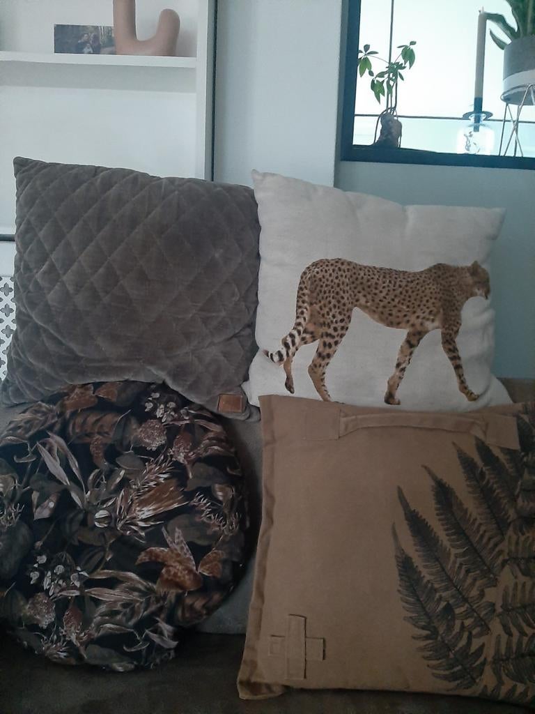 Set van 4 kussens Be Pure Home HK living, Ophalen of Verzenden, Vierkant