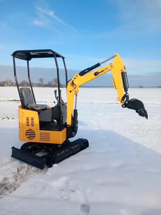 Minigraver minikraan 1000 kilo diesel motor (coop), Zakelijke goederen, Agrarisch | Werktuigen, Ophalen, Grondbewerking