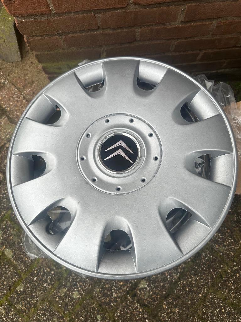 Wieldoppenset voor Citroën 15 inch, Ophalen of Verzenden, Nieuw