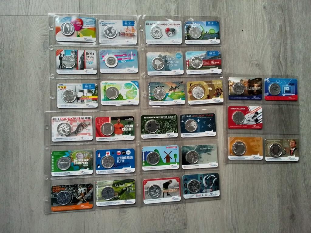 BU kwaliteit coincard met 5 en 10 euromunten (LOS TE KOOP), Ophalen of Verzenden, Koningin Beatrix, Euro's