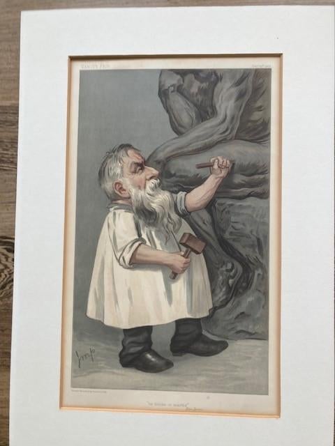 Antieke Vanity Fair, Lithografie, Ophalen of Verzenden