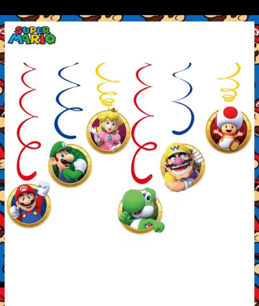 Mario bros, Hobby en Vrije tijd, Feestartikelen, Ophalen of Verzenden, Nieuw, Versiering, Verjaardag