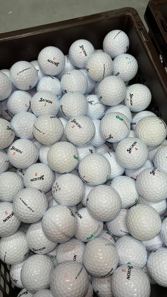 50 Stuks Srixon Trispeed Gebruikte Golfballen AAAA, Ophalen of Verzenden, Zo goed als nieuw, Bal(len)
