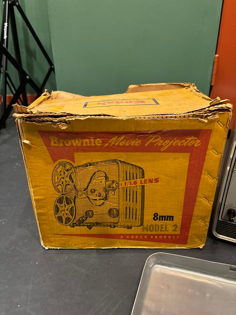 Kodak Brownie movie projector “Model 2” - 8mm Film - Vintage, Ophalen of Verzenden, Gebruikt