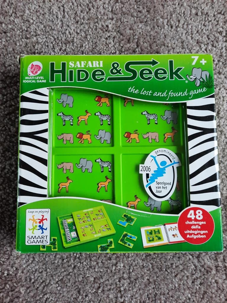 Smart games Safari Hide & Seek - Puzzelspel, Ophalen of Verzenden, Zo goed als nieuw