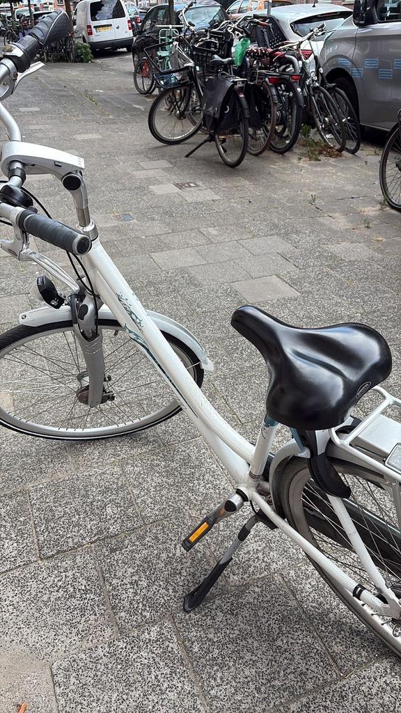 Witte damesfiets - Gebruikt, Ophalen, Overige merken, 53 tot 56 cm, Gebruikt