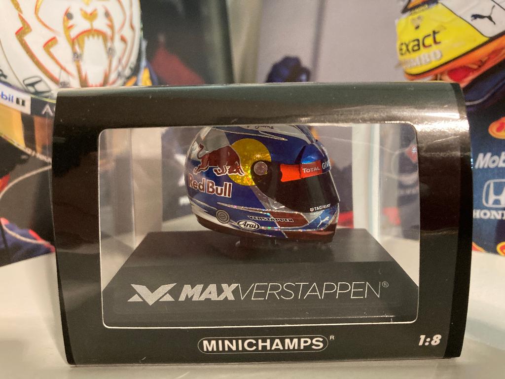 ✅ Max Verstappen 1:8 helm 2016 Monaco editie 17 fanshop, Verzamelen, Ophalen of Verzenden, Nieuw, Formule 1