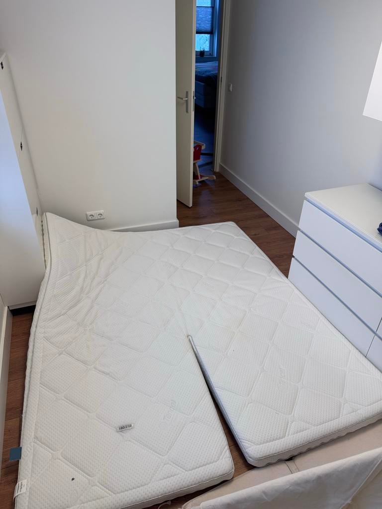 Tencel koudschuim splittopper 180x210 - Zo goed als nieuw!, Ophalen, 210 cm, Tweepersoons, Zo goed als nieuw