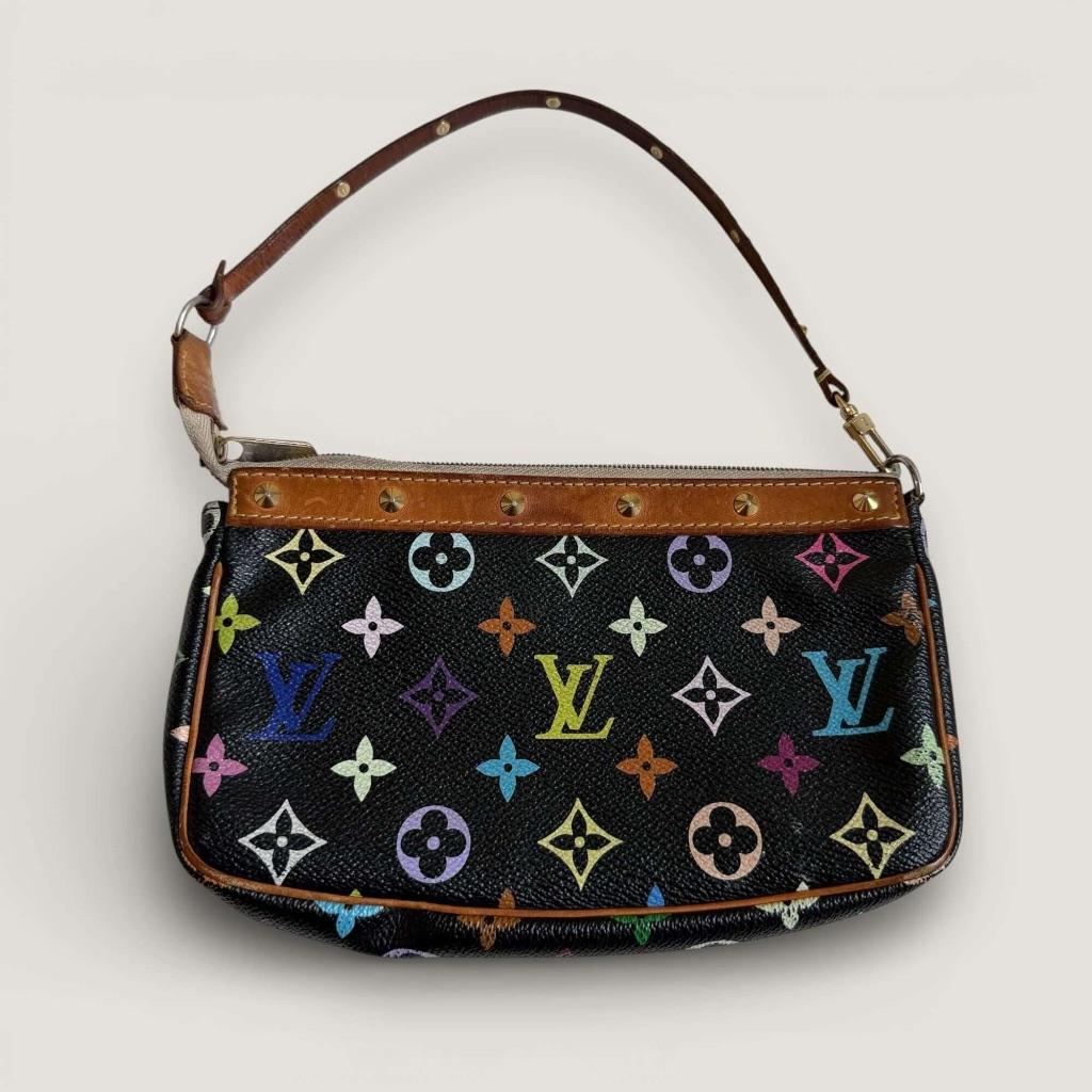Louis Vuitton monogram multicolor pochette accessoires, Sieraden, Tassen en Uiterlijk, Tassen | Damestassen, Gebruikt, Schoudertasje