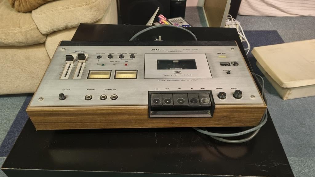 Akai GXC-39D Stereo Cassettedeck - Vintage Topstuk, Audio, Tv en Foto, Cassettedecks, Ophalen