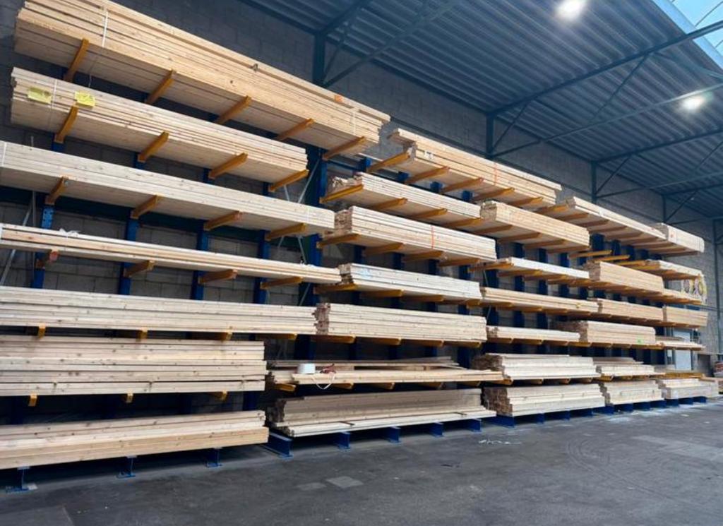 Zware Enkelzijdige Draagarmstelling 5000x1250mm Nieuwstaat!, Ophalen, Zo goed als nieuw, 50 mm of meer, Pallet