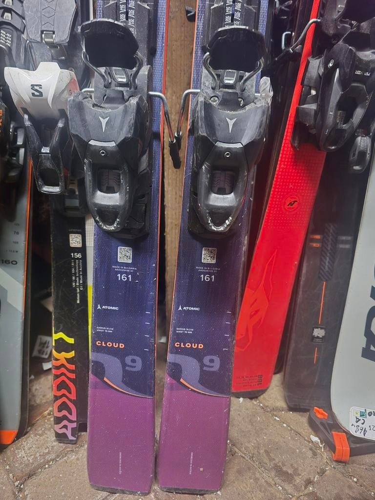 ATOMIC CLOUD Q9 DAMES ALL SNEUW SKIS, 160 tot 180 cm, Ophalen of Verzenden, Zo goed als nieuw, Carve
