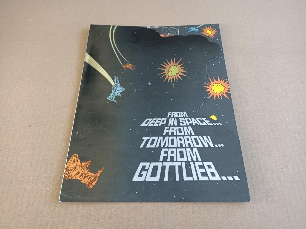 Folder: Gottlieb Buck Rogers (1979) Flipperkast, Ophalen of Verzenden, Gebruikt, Elektronisch, Flipperkast