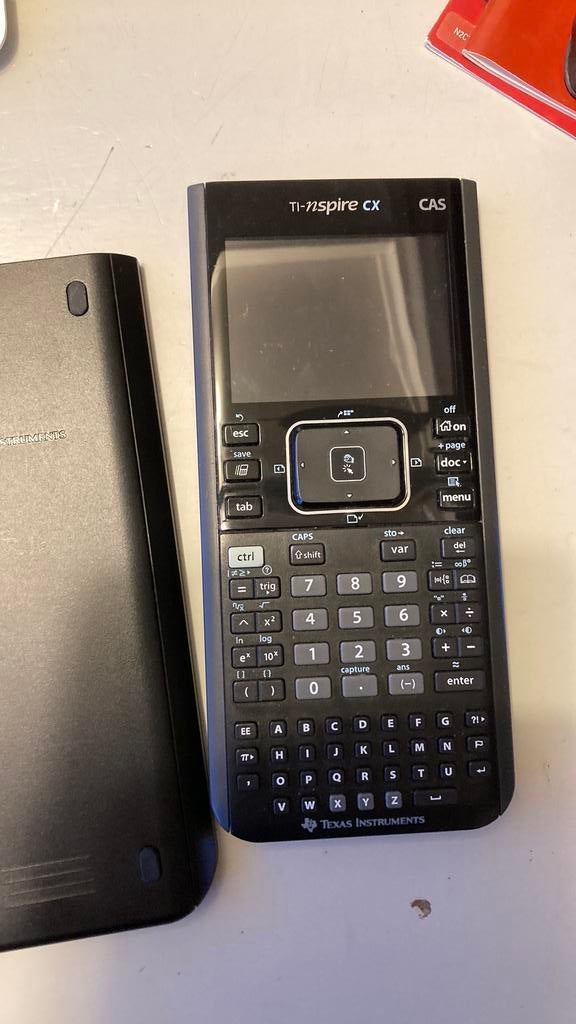 TI - nspire CX CAS grafische rekenmachine, Diversen, Rekenmachines, Ophalen of Verzenden, Grafische rekenmachine, Zo goed als nieuw