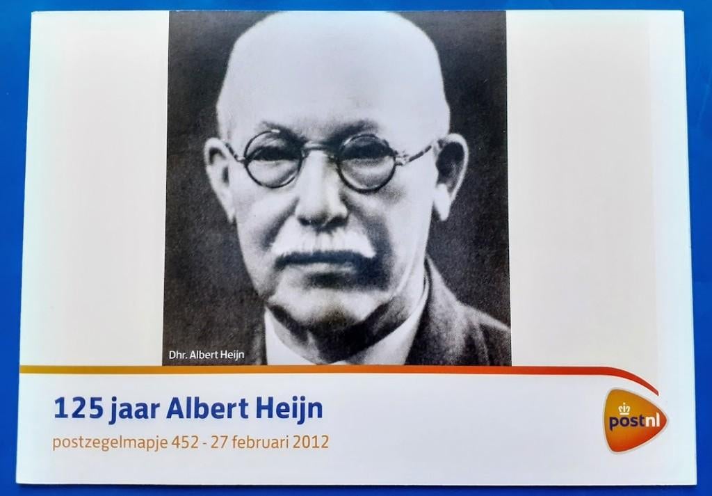 Postzegelmapje 452 125 jaar Albert Heijn - 2012, Ophalen of Verzenden, Postfris