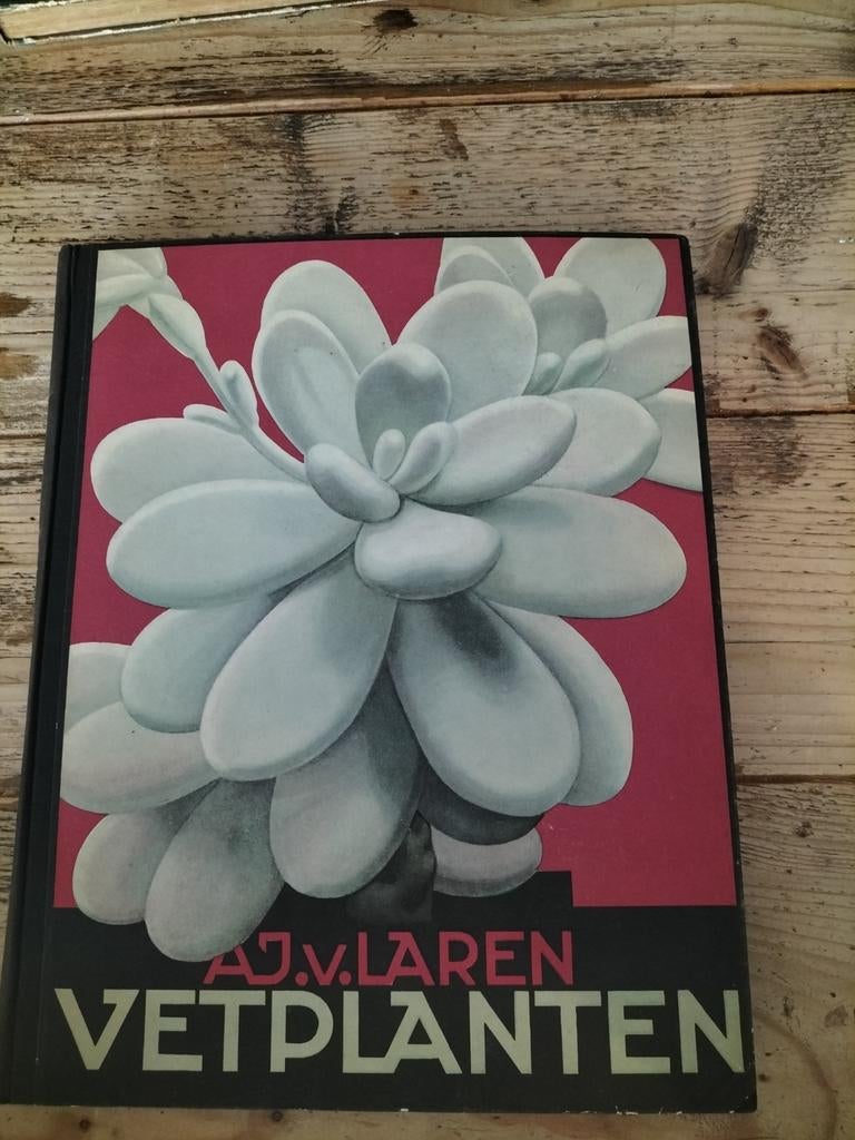 Verkade boek: Vetplanten door A.J. v. Laren, Boeken, Natuur, Ophalen, Gelezen, Bloemen, Planten en Bomen, A.J. v. Laren