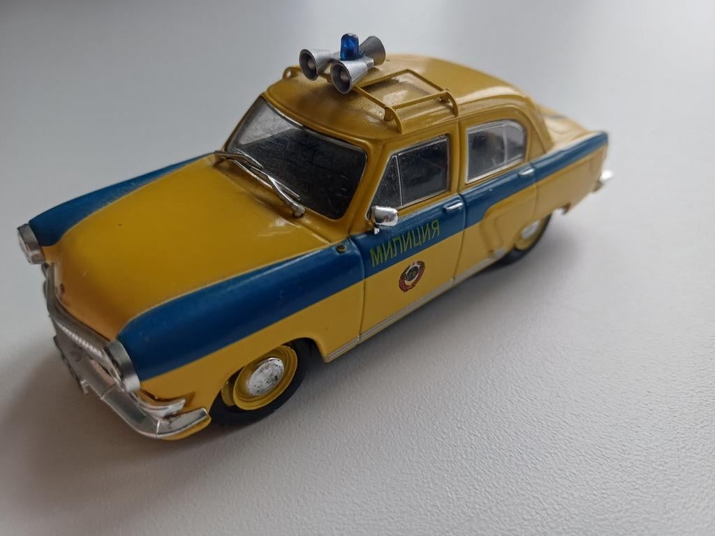 Gaz-3110 Volga politieauto DeAgostini 1/43, Hobby en Vrije tijd, Modelauto's | 1:43, Ophalen of Verzenden, Gebruikt, Auto, Overige merken