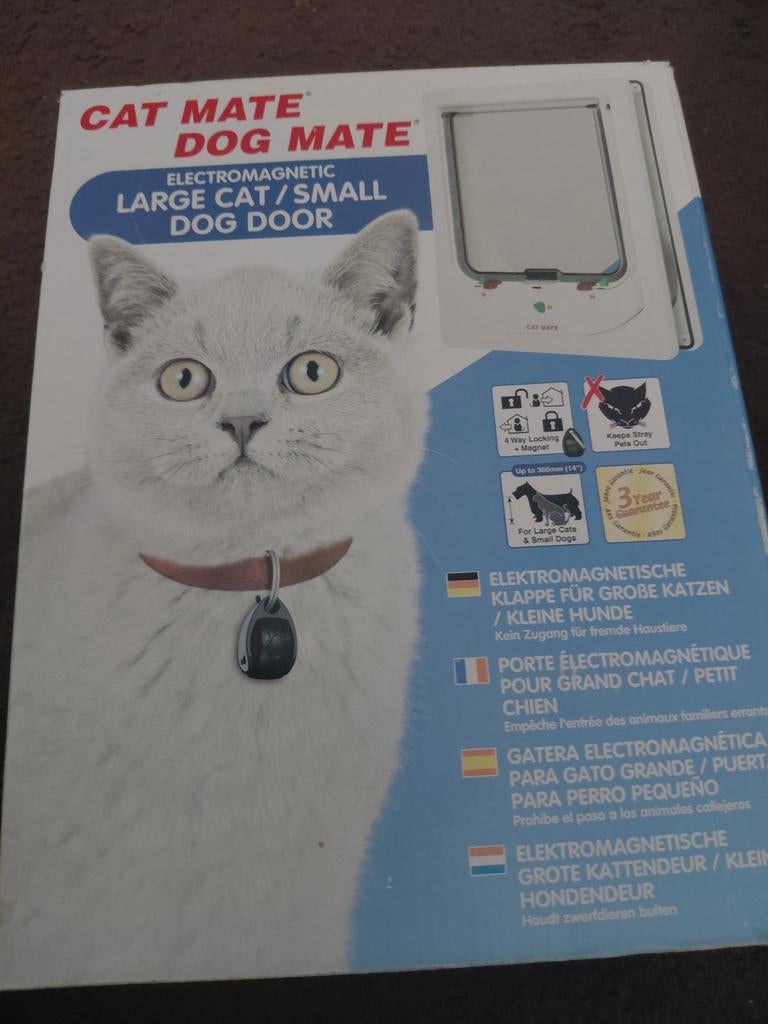 Elektromagnetische grote kattenluik / hondenluik, Ophalen of Verzenden, Nieuw