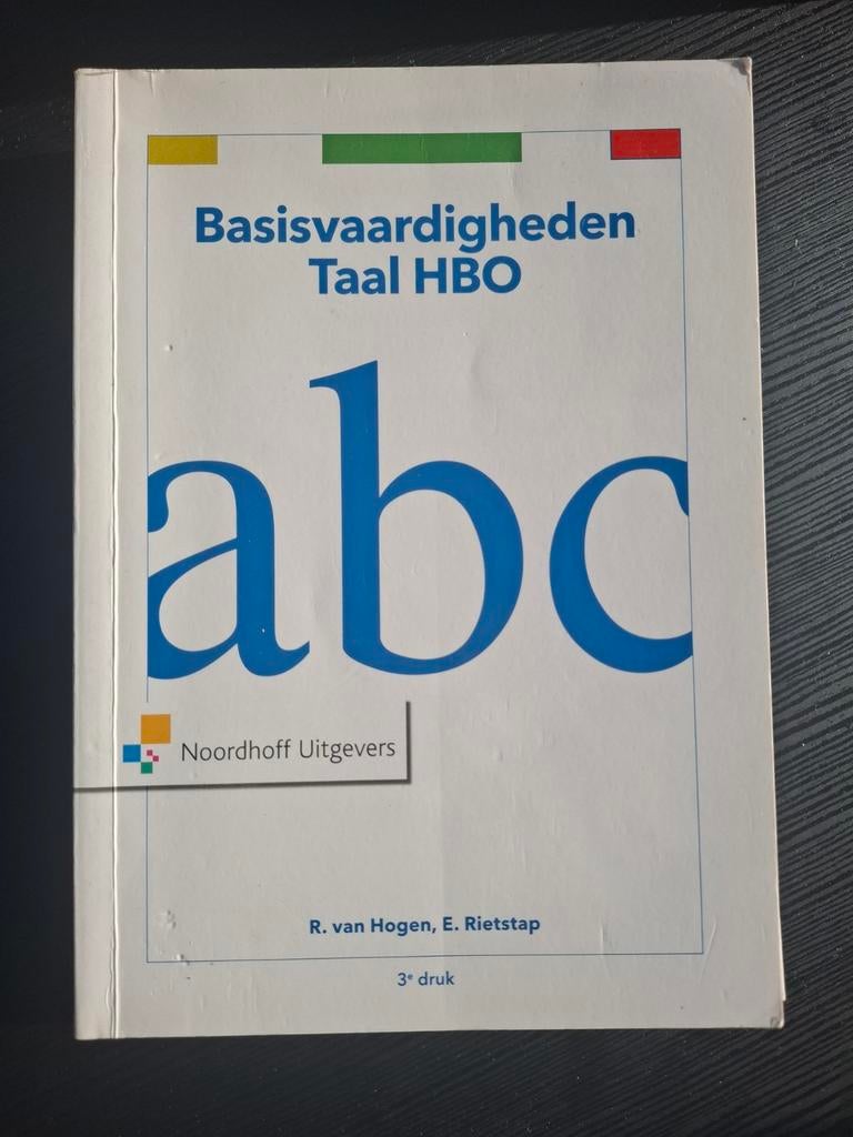 Basisvaardigheden Taal HBO - R. van Hogen, E. Rietstap, Ophalen, Gelezen, HBO, R. van Hogen, E. Rietstap
