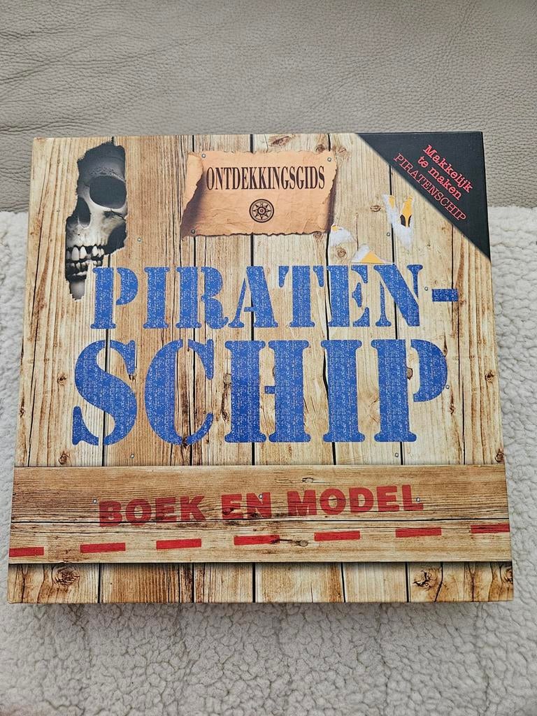 Piratenschip Boek en Model - Ontdekkingsgids, Boeken, Ophalen of Verzenden, Nieuw, J.M. Artworks, Non-fictie