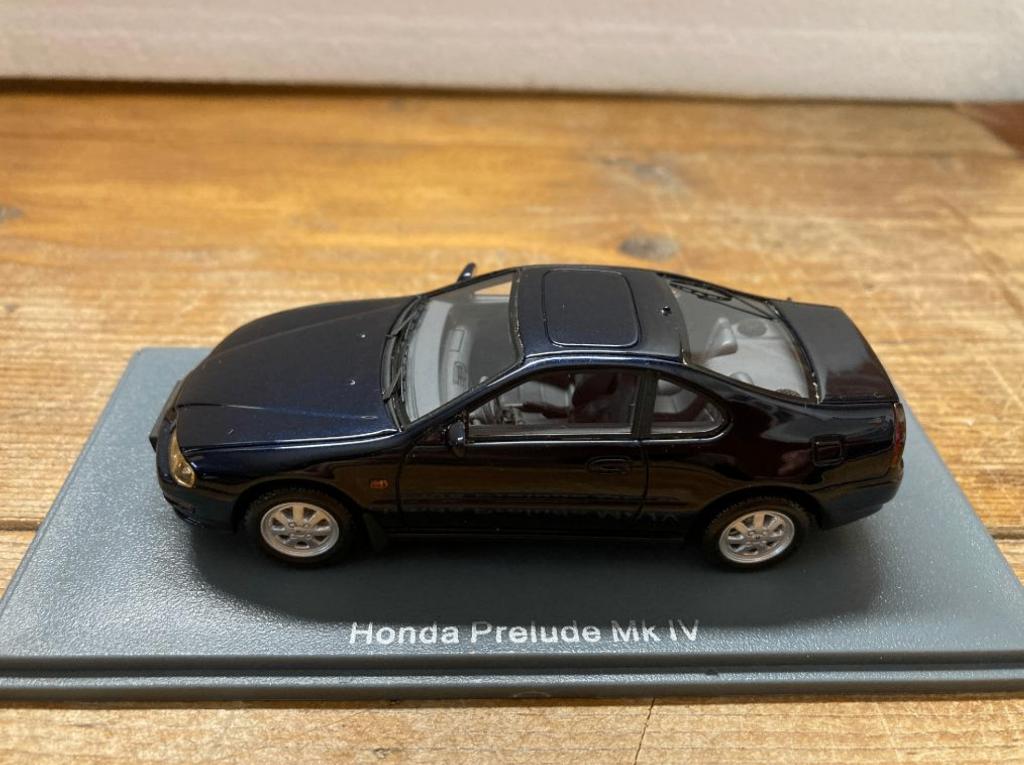 ✅ Honda Prelude MK4 1:43 NEO44505 Blue Metallic, Hobby en Vrije tijd, Modelauto's | 1:43, Ophalen of Verzenden, Nieuw, Auto, Overige merken