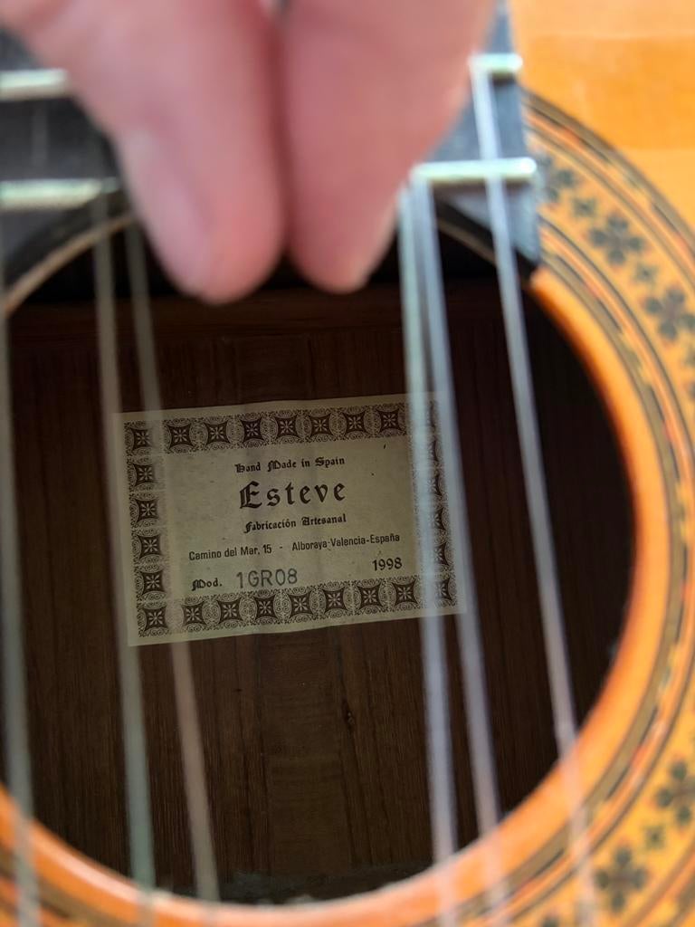 Esteve 1GR08 klassieke gitaar handgemaakt Spanje, Ophalen, Zo goed als nieuw, Klassieke of Spaanse gitaar