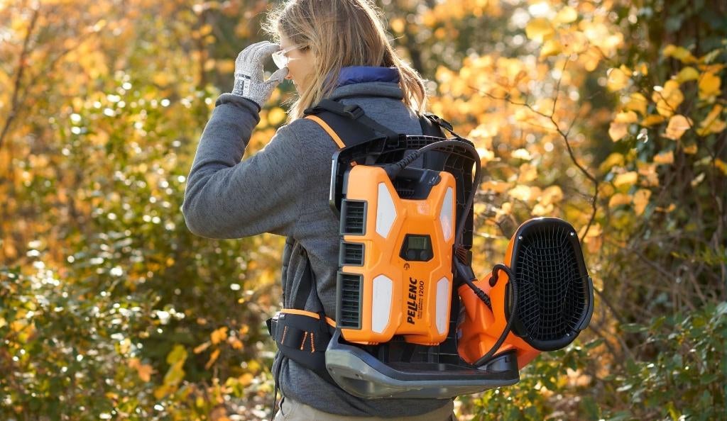 Pellenc Rugblazer Airion BP, Ophalen of Verzenden, Pellenc, Accu, Ruggedragen