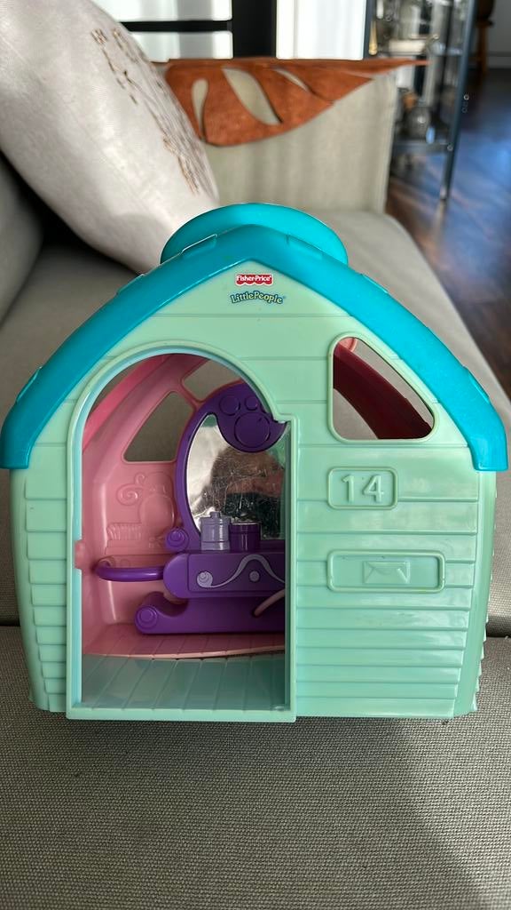 Little People honden salon huisje met geluid schoon en heel, Ophalen of Verzenden, Zo goed als nieuw, Kunststof