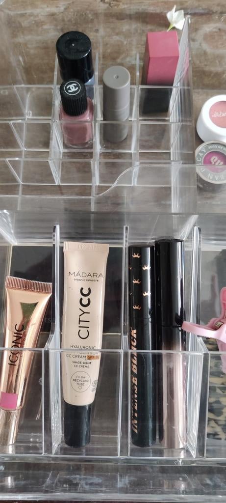 Luxe Organizer van dik dcryl – 32x28 cm., Ophalen of Verzenden, Zo goed als nieuw, Gehele gezicht, Toebehoren