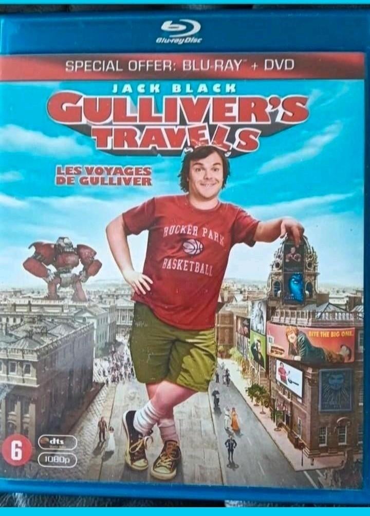 Gulliver's travels bluray NL ondertiteld, Cd's en Dvd's, Ophalen of Verzenden, Zo goed als nieuw, Humor en Cabaret