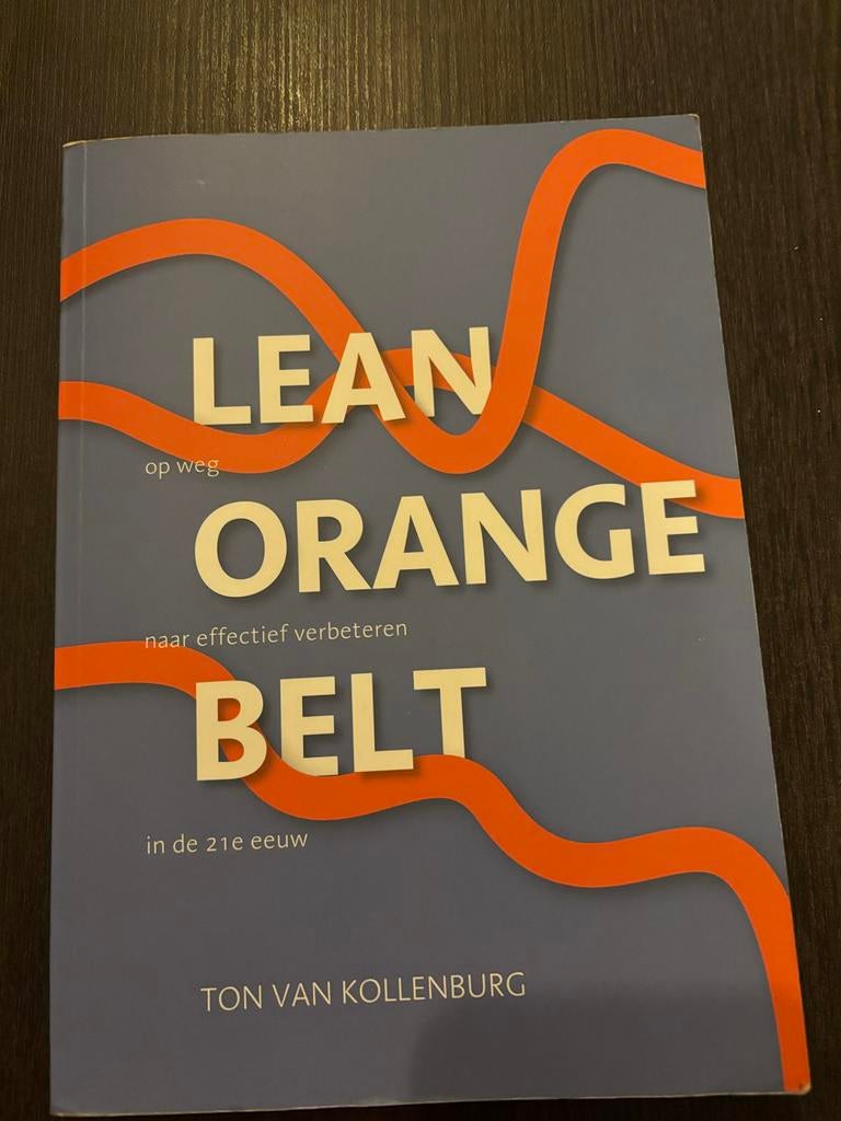 Lean Orange Belt - Ton van Kollenburg, Ophalen of Verzenden, Zo goed als nieuw