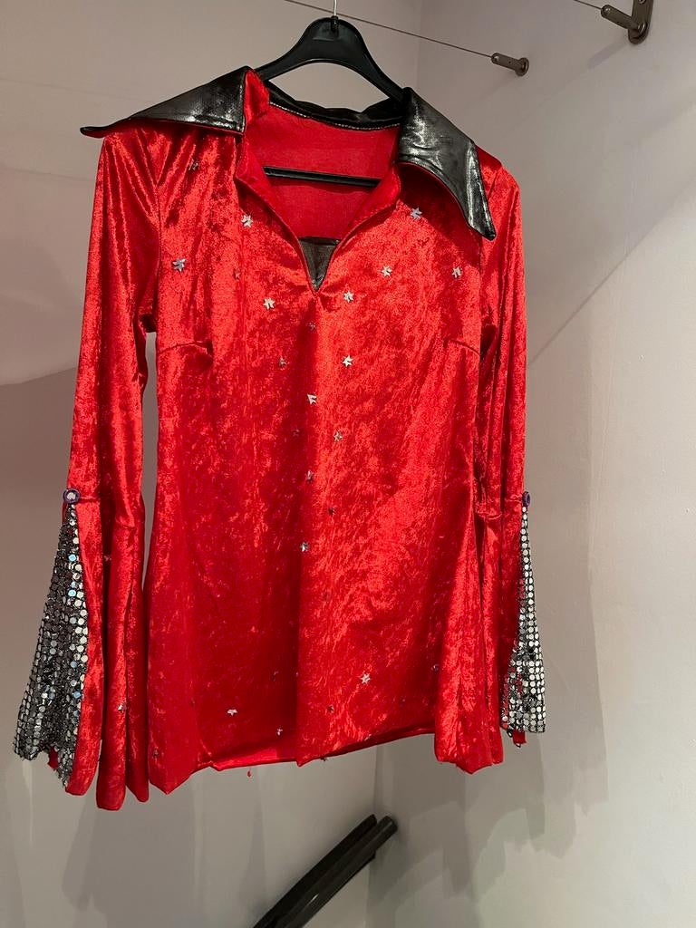 Rood discopak, Ophalen of Verzenden, Gedragen, Carnaval