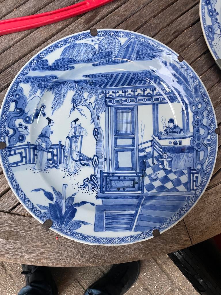 In en verkoop Antiek klokken Chinees porselein schilderijen, Ophalen