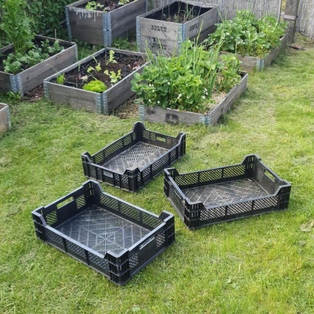 Veenmankist hoog en laag model, Tuin en Terras, Kweekspullen, Gebruikt, -, -, Ophalen of Verzenden