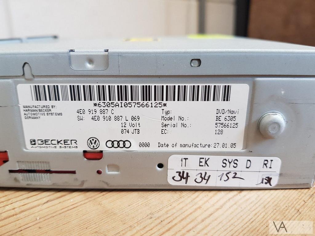 Audi A6 4f 2004 - 2010 navigatie module 4e0919887c €50 mmi, Ophalen of Verzenden, Gebruikt, Audi