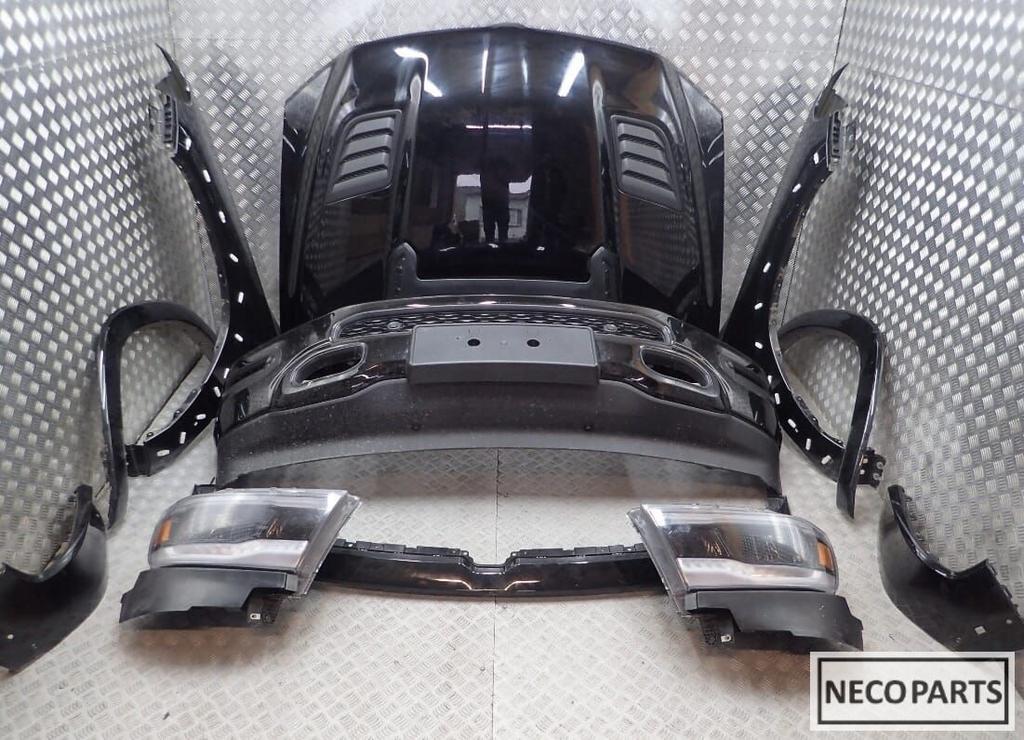 DODGE RAM LARAMIE 1500 VOORKOP BUMPER LED MOTORKAP ORIGINEEL, Ophalen of Verzenden, Gebruikt, Dodge, Bumper