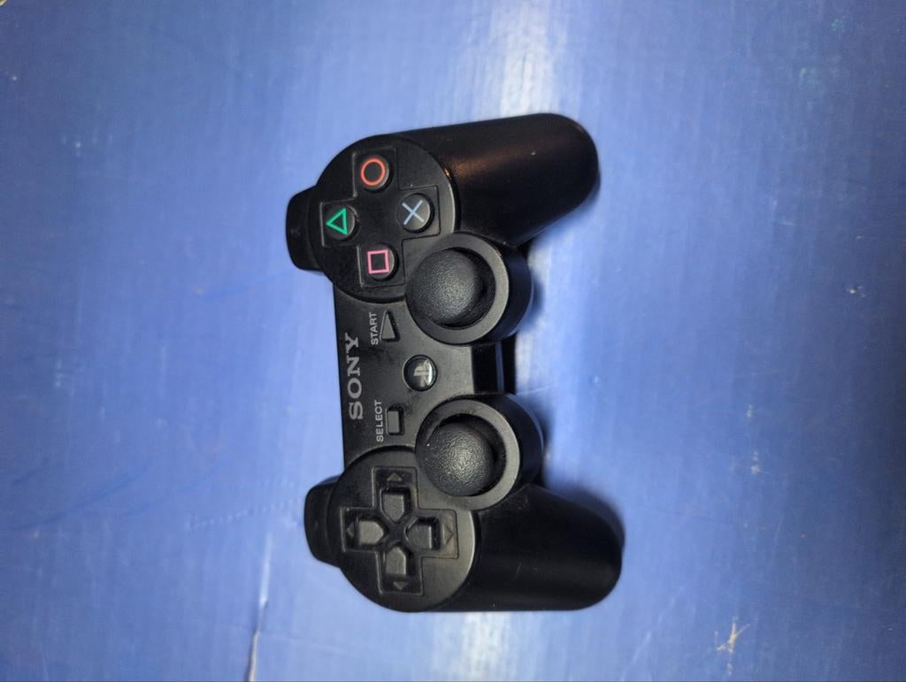 Zwarte PS3 Controller - Goed Werkend, Gebruikt, PlayStation 3, Ophalen of Verzenden, Controller