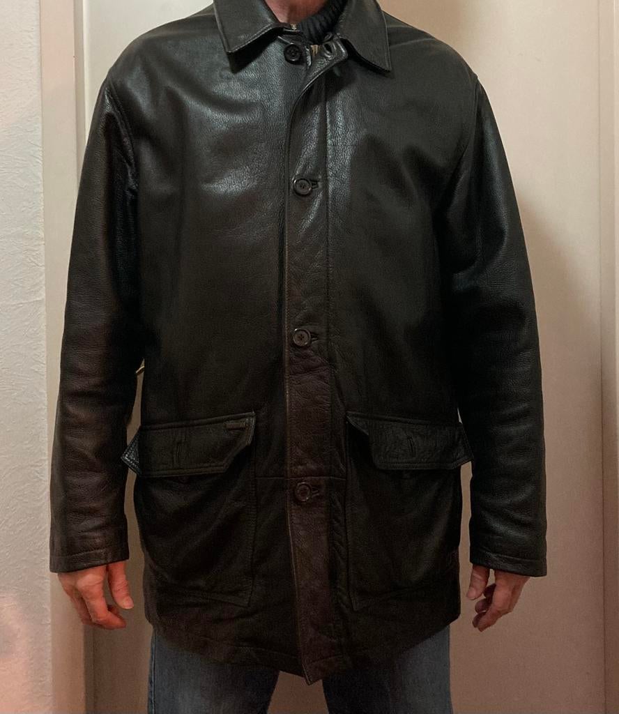 Leren jas McGregor, Maat 52/54 (L), Bruin, McGregor, Ophalen of Verzenden