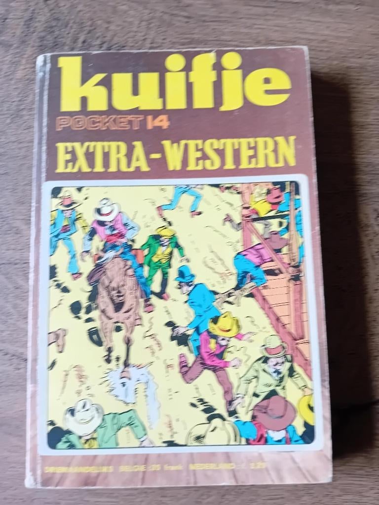 Kuifje pocket 14 Extra-Western 1976, Boeken, Eén stripboek, Ophalen of Verzenden, Gelezen