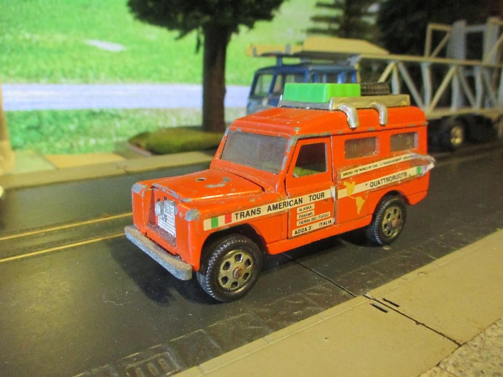1/43 Land Rover 109 - Mebetoys A40 TransAmerican Tour, Hobby en Vrije tijd, Modelauto's | 1:43, Gebruikt, Auto, Overige merken
