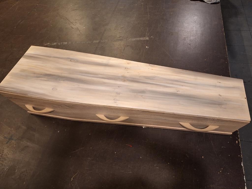 Houten doodskist, Ophalen of Verzenden, Gebruikt