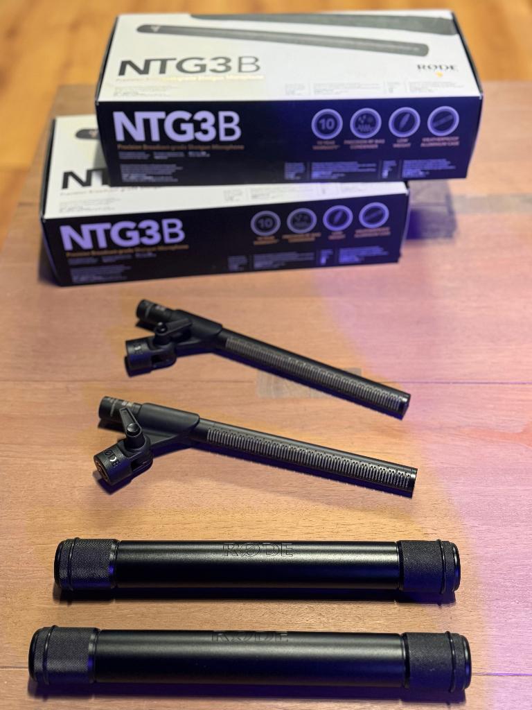 2 x Rode NTG3 Black Setprijs, Ophalen of Verzenden, Zo goed als nieuw, Overige typen