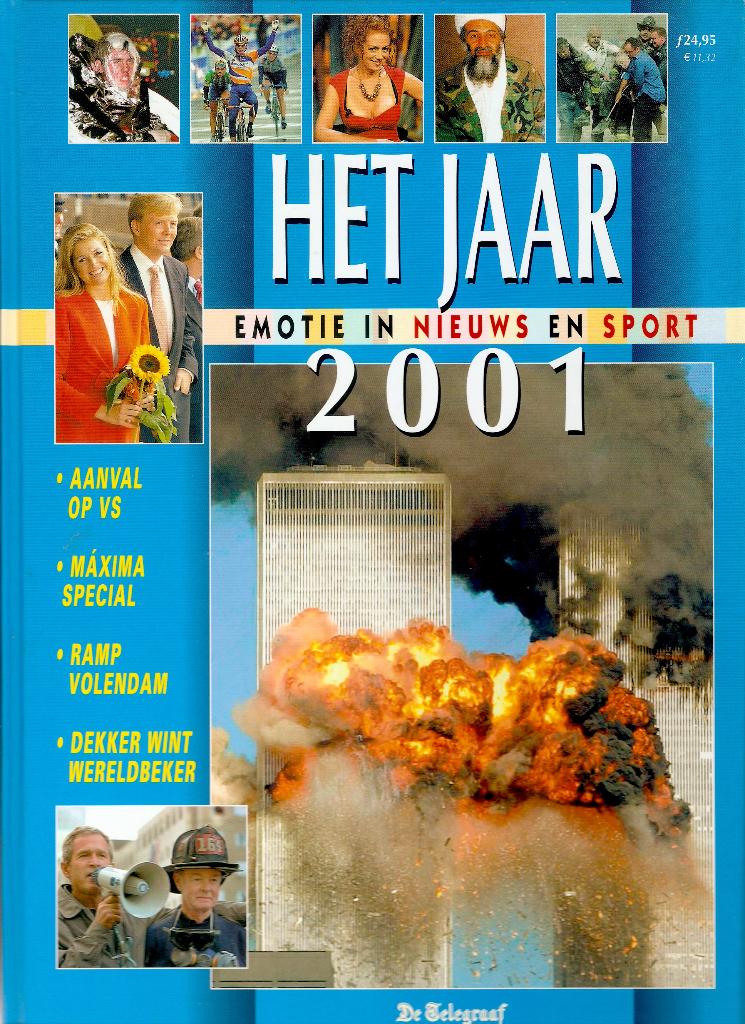 Het jaar 2001 - Emotie in nieuws en sport, Ophalen of Verzenden, Gelezen, Overige gebieden